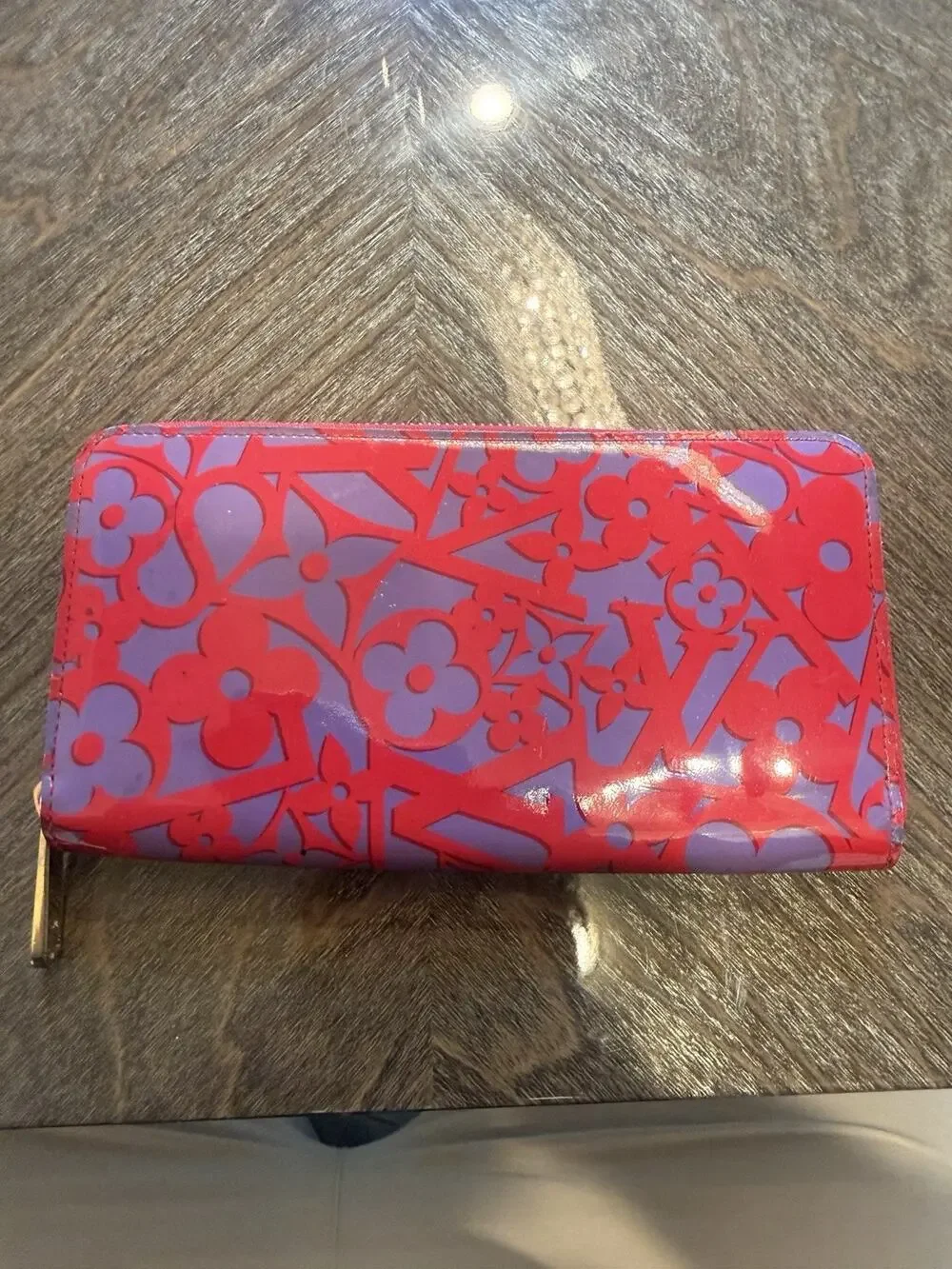 Louis Vuitton x Yayoi Kusama Red Monogram Zippy Wallet